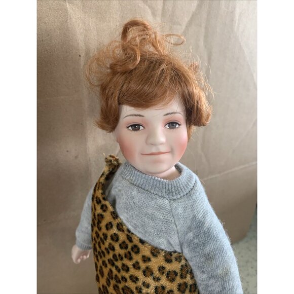 VTG 1991 Reco McClelland Doll-JOHNNY THE STRONGMAN Childrens Circus-Porcelain - Picture 2 of 8